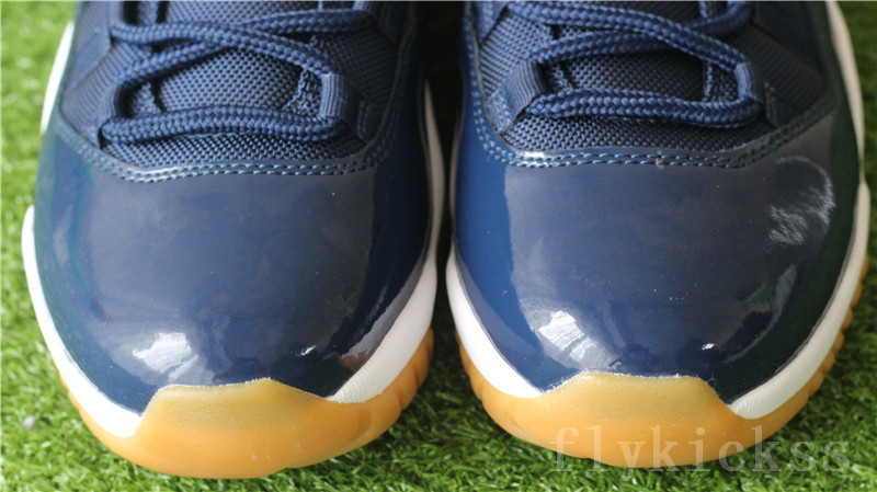 Authentic Air Jordan 11 Low Navy Gum